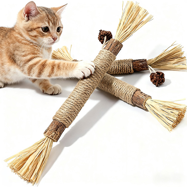 Silver Vine Stick Cat Toy